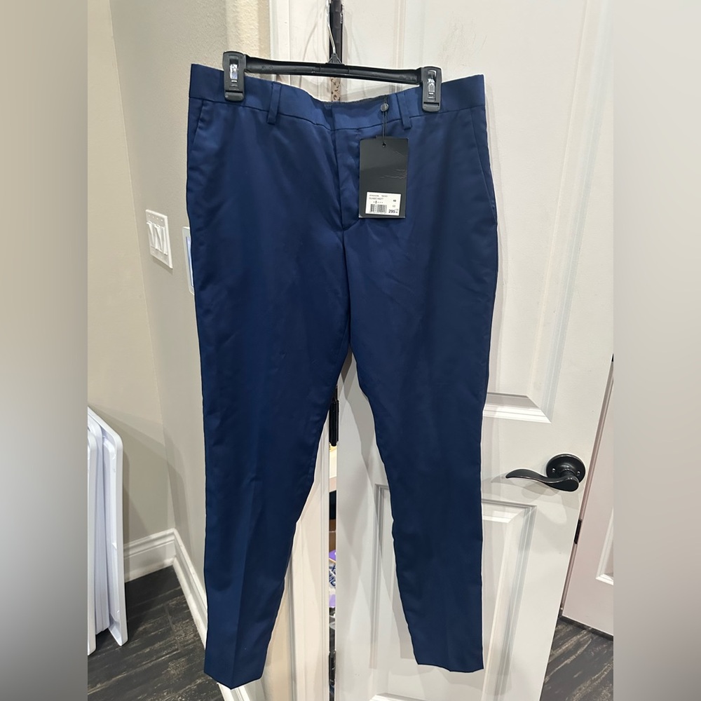 The Kooples Men's Deep Blue Dress Trousers